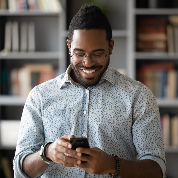 Man Using App 600X600